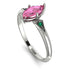 Marquise Pink Moissanite Geometrical Engagement Ring - Reese No. 806